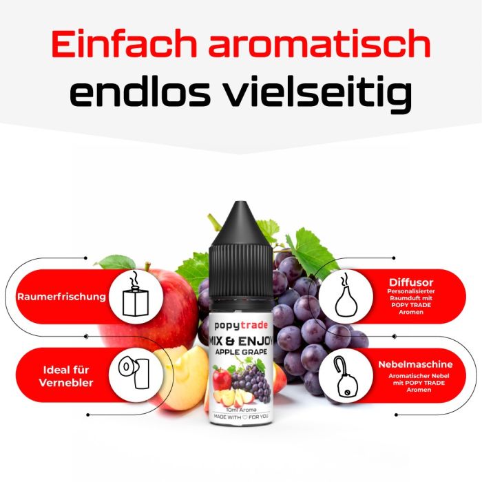 POPY TRADE Mix & Enjoy Omena & Viinirypäle Aroma