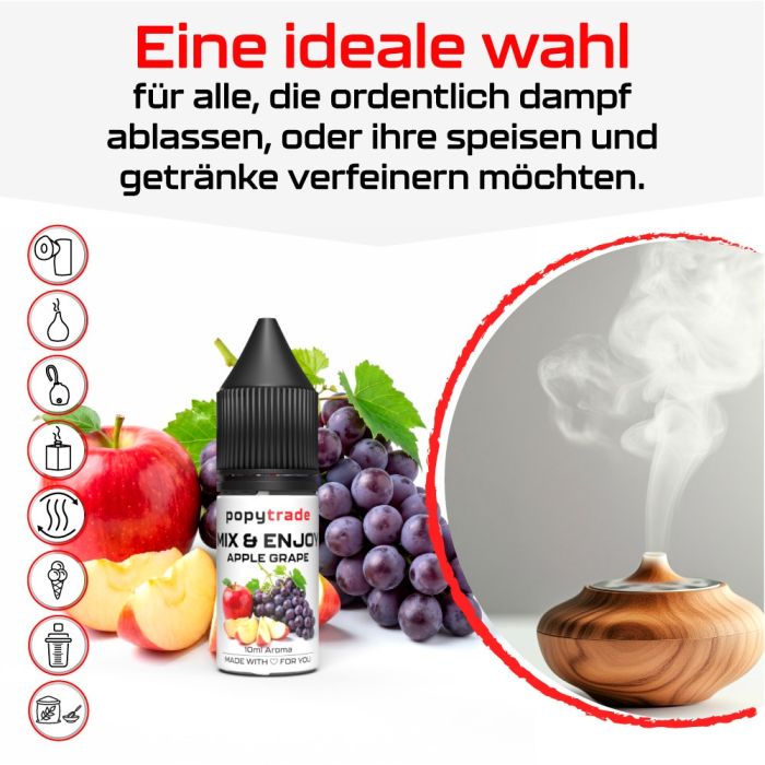 POPY TRADE Mix & Enjoy Omena & Viinirypäle Aroma