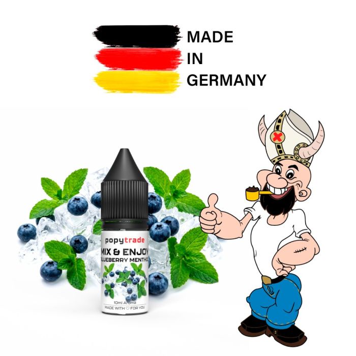 POPY TRADE Mix & Enjoy Blåbær & Mentol Aroma