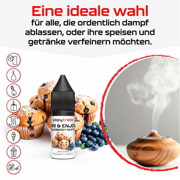 POPY TRADE Mix & Enjoy Blåbær Muffin Aroma