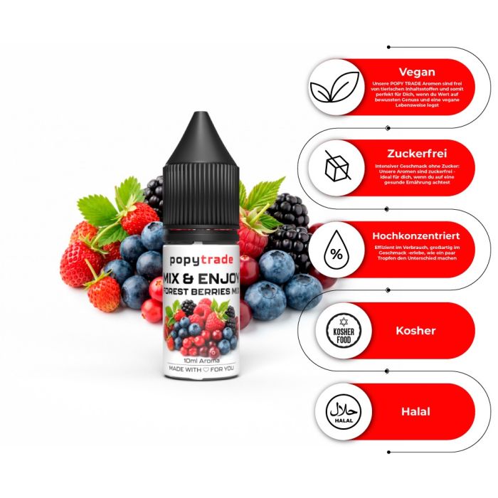 POPY TRADE Mix & Enjoy Skovbær Mix Aroma