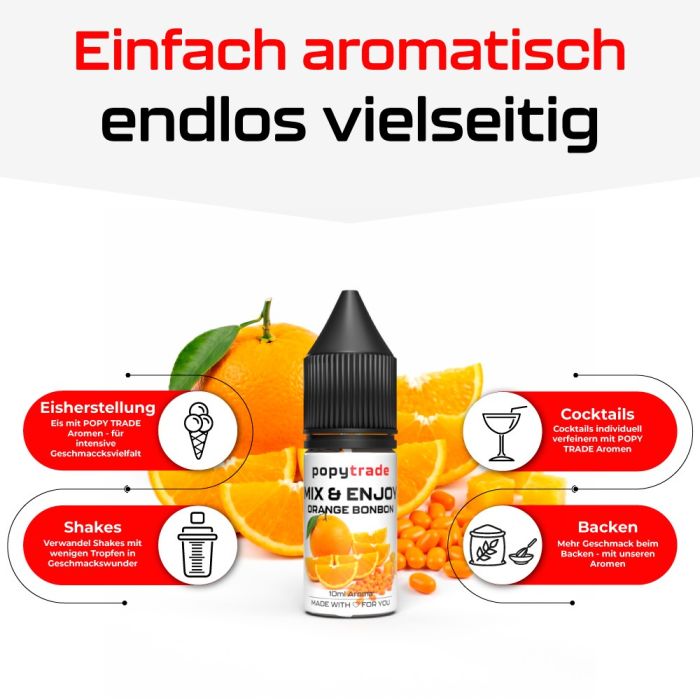 POPY TRADE Mix & Enjoy Appelsin Slik Aroma