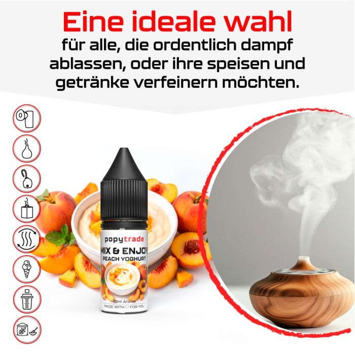 POPY TRADE Mix & Enjoy Brzoskwinia Jogurt Aromat