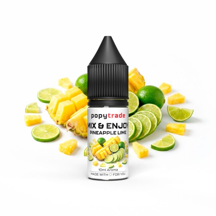 POPY TRADE Mix & Enjoy Pineapple Lime Aroma Flasche mit tropischem Ananas-Limetten-Geschmack