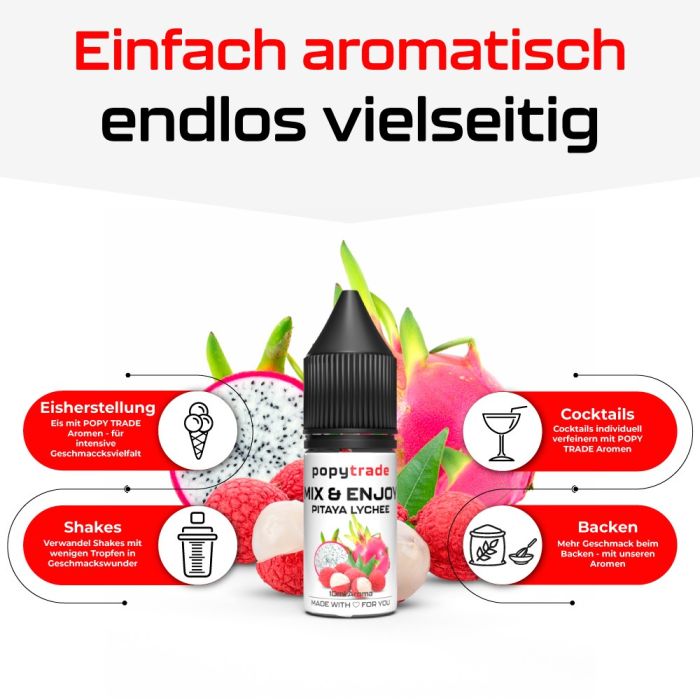POPY TRADE Mix & Enjoy Aroma Pitaya litchi