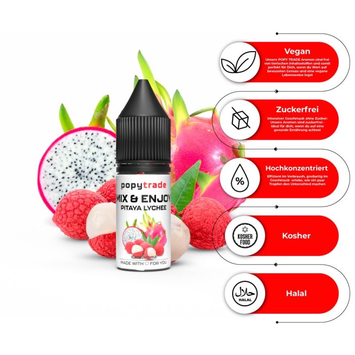 POPY TRADE Mix & Enjoy Aroma Pitaya litchi