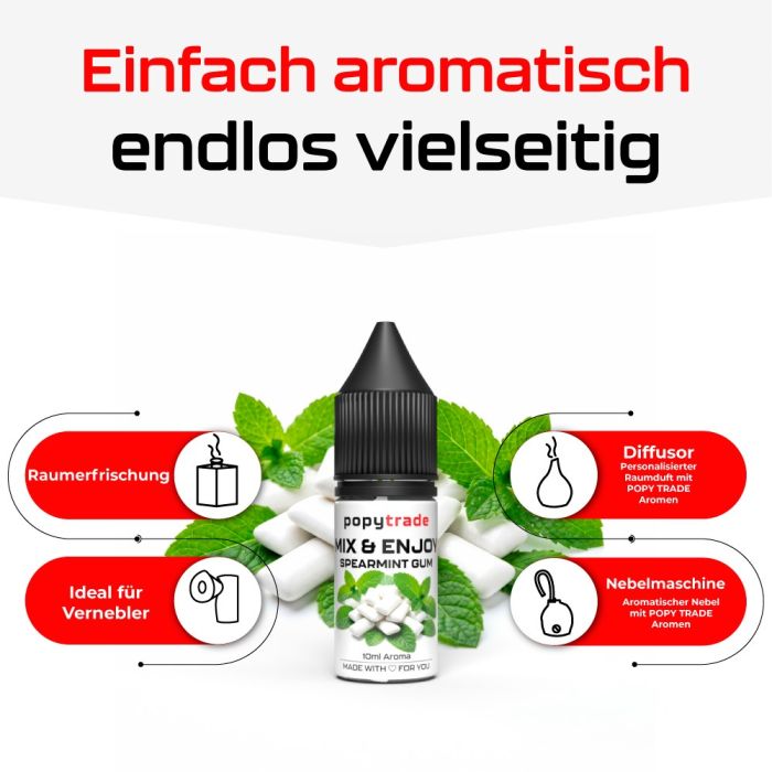 POPY TRADE Mix & Enjoy Aroma Tyggegummi med mynte