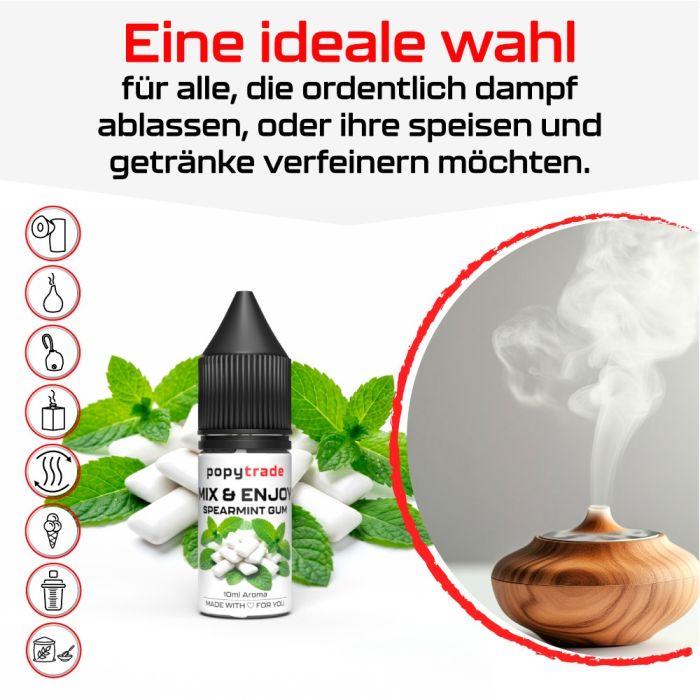 POPY TRADE Mix & Enjoy Aroma Tyggegummi med mynte