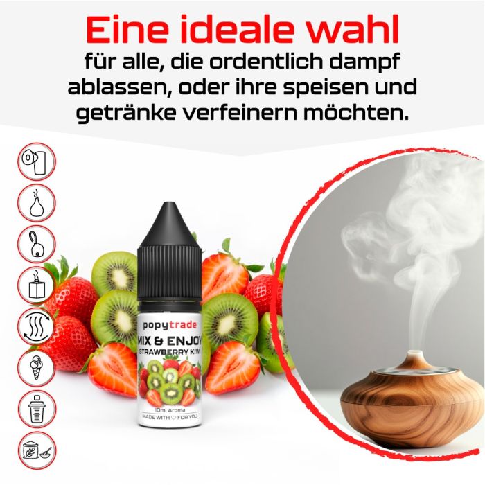 POPY TRADE Mix & Enjoy Jordbær & Kiwi Aroma