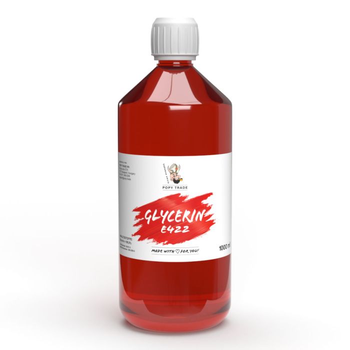 POPY TRADE pflanzliches Glycerin VG E422 99,5% rein in der Flasche als Basis für Lebensmittelaromen