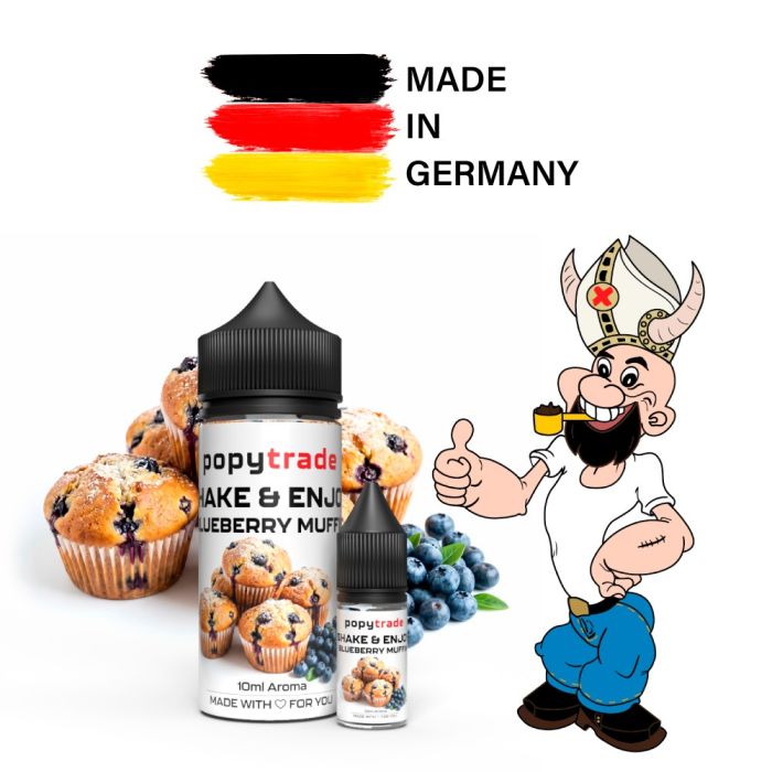 POPY TRADE Shake & Enjoy Mustikka Muffin Aroma
