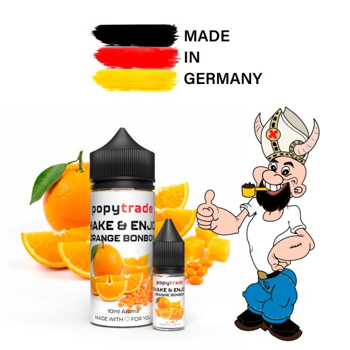 POPY TRADE Shake & Enjoy Πορτοκάλι Μπονμπόν Άρωμα