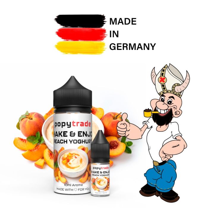 POPY TRADE Shake & Enjoy Άρωμα Ροδάκινο Ιαούρτι