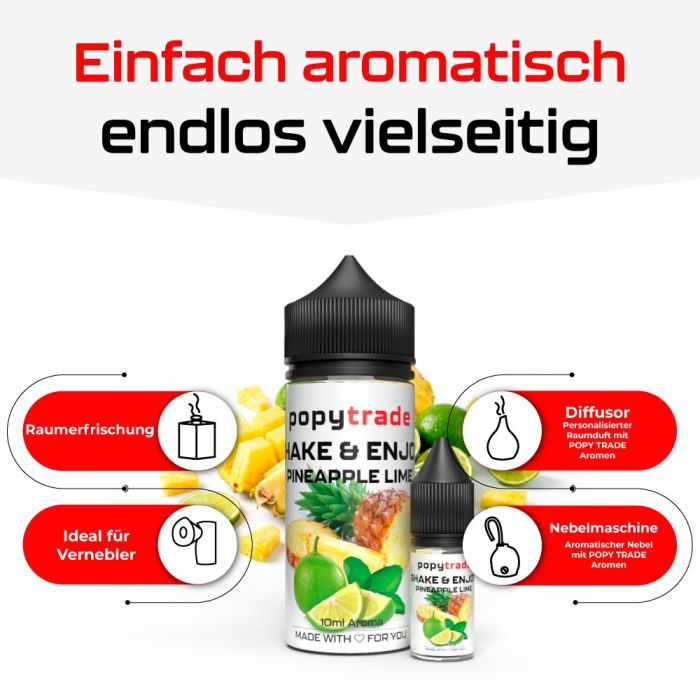 POPY TRADE Shake & Enjoy Ananas Lime Aroma