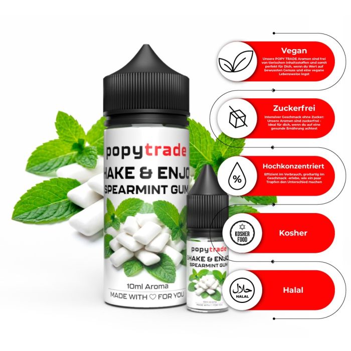 POPY TRADE Shake & Enjoy Piparminttikumi Aroma