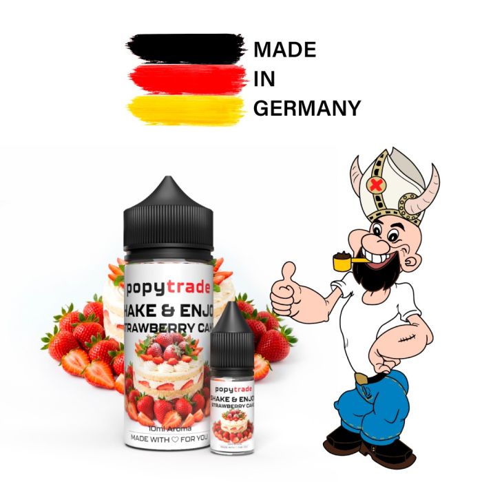 POPY TRADE Shake & Enjoy Aroma Torta di Fragole