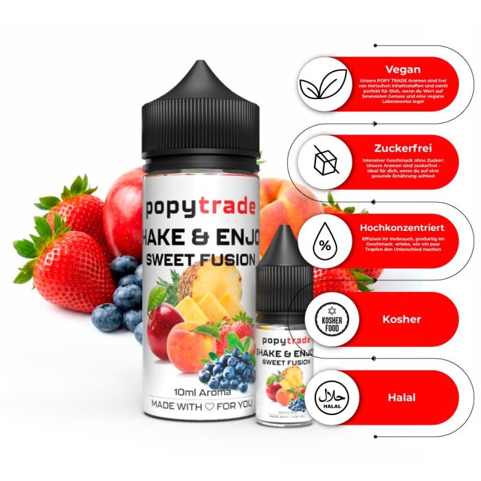 POPY TRADE Shake & Enjoy Sweet Fusion Aroma