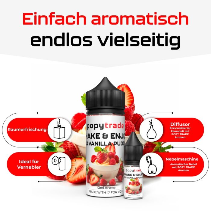 POPY TRADE Shake & Enjoy Vaniglia Selvatica Pudding Aroma