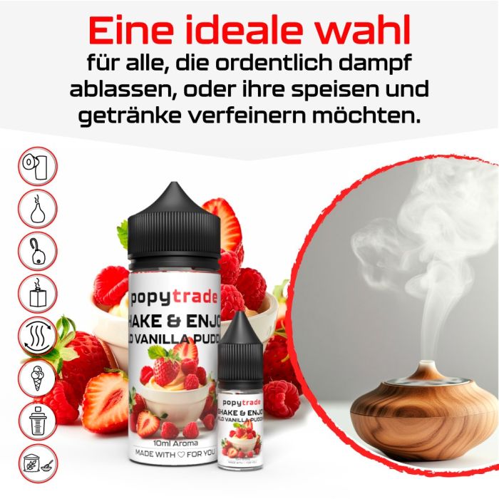 POPY TRADE Shake & Enjoy Vaniglia Selvatica Pudding Aroma