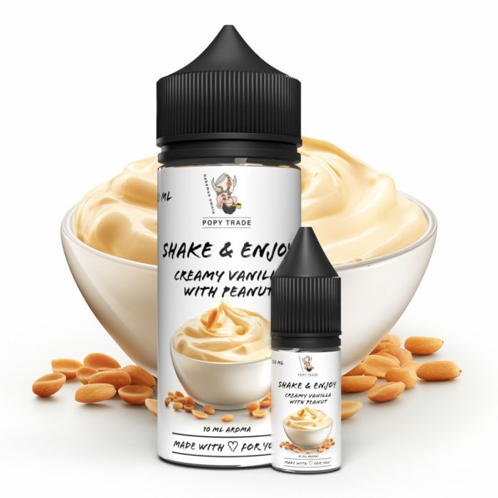 POPY TRADE Shake & Enjoy Creamy Vanilla & Peanut Aroma POPY TRADE Shake & Enjoy Creamy Vanilla & Peanut Aroma