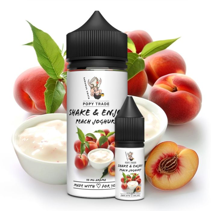 POPY TRADE Shake & Enjoy Peach Joghurt Aroma POPY TRADE Shake & Enjoy Peach Joghurt Aroma