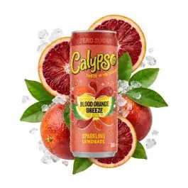 Calypso Blood Orange Breeze Zero Zuckerfreie Limonade in der 330ml Dose