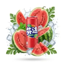 Fanta Watermelon Asia erfrischendes Getränk in 330ml Dose