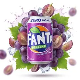 Fanta Grape Zero 355ml Dose amerikanische Originalversion