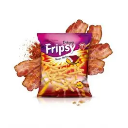 Fripsy Crispy Bacon Sticks Packung für krossen Speck-Geschmack beim Knabbern