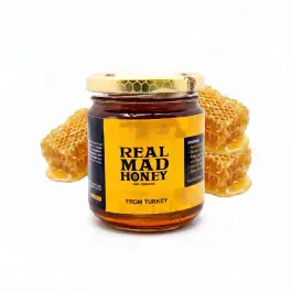 REAL MAD HONEY Turkey 250g Glas naturbelassener Wildhonig aus dem Schwarzmeer-Hochland