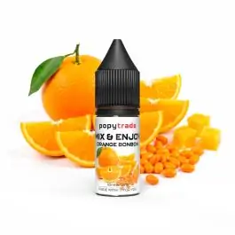 POPY TRADE Mix & Enjoy Orange Bonbon Aroma Flasche mit spritzigem Bonbon-Geschmack