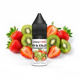 POPY TRADE Mix & Enjoy Strawberry & Kiwi Aroma 10ml Flasche für Shakes und Desserts