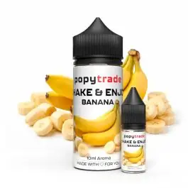 POPY TRADE Shake & Enjoy Banana Aroma Flasche für Lebensmittel
