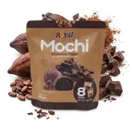 Verpackung der Royal Family Mochi Chocolate Reiskuchen mit cremiger Schokoladenfüllung