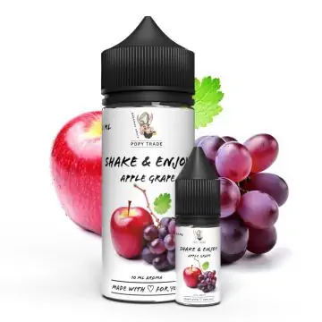 POPY TRADE Shake & Enjoy Apple & Grape Aroma 10ml Flasche für Speisen und Getränke