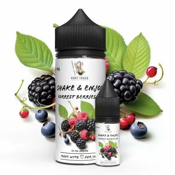 POPY TRADE Shake & Enjoy Forest Berries Mix Aroma Flasche für fruchtige Lebensmittelkreationen