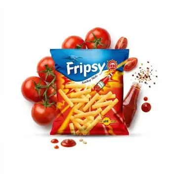 Fripsy Flips Sticks Ketchup Knabbersnack in der 40g Packung