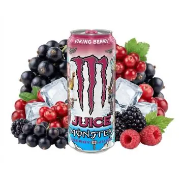 Monster Energy Viking Berry Energy Drink 473ml Dose in der seltenen US-Import Edition