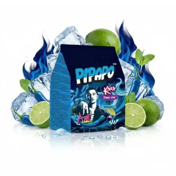 PIPAPO AMO Knax Chips Flama Azul in der 70g Packung mit knusprigen geriffelten Kartoffelchips
