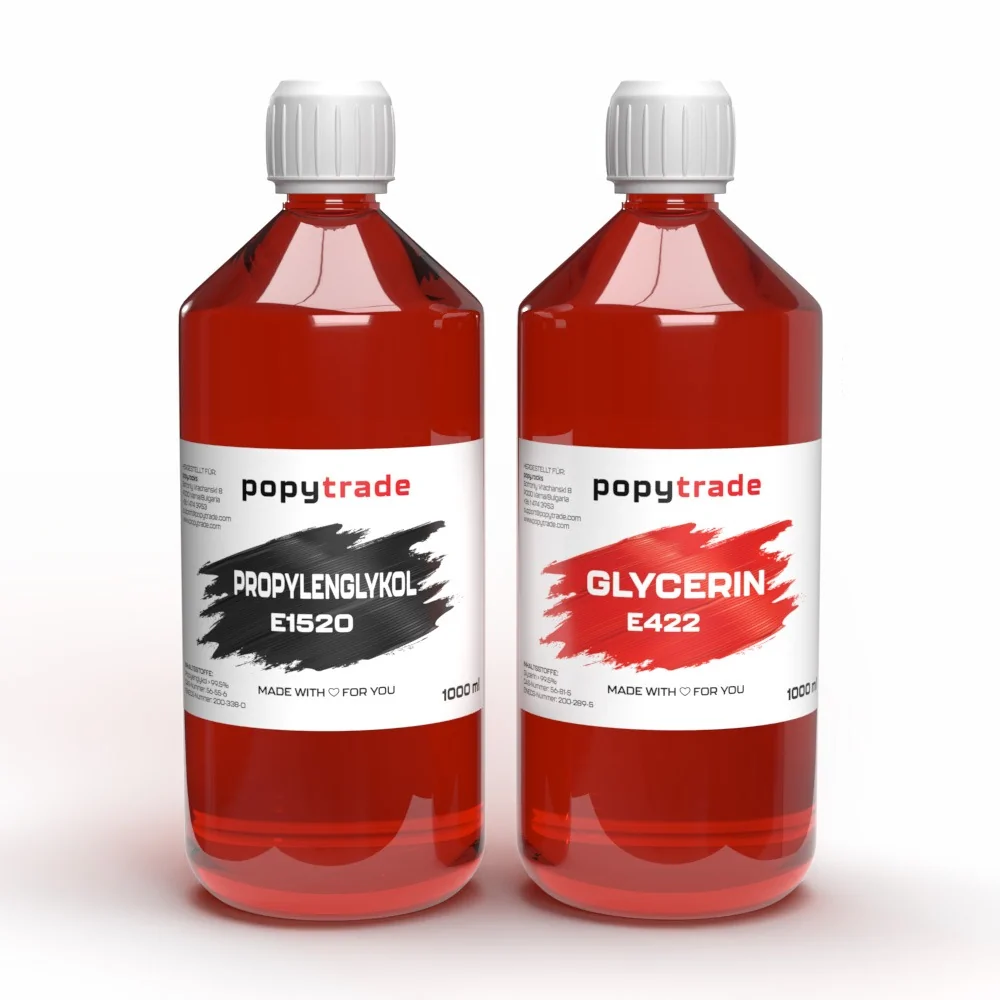 POPY TRADE Je 1 Liter Glycerin & Propylenglykol