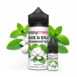 POPY TRADE Shake & Enjoy Spearmint Gum Aroma Konzentrat Flasche