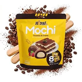 Royal Family Mochi Tiramisu & kerma &ndash; taiwanilainen glutinoivan riisin kakku pehme&auml;ll&auml; kaakao-mascarpone-t&auml;ytelm&auml;ll&auml;