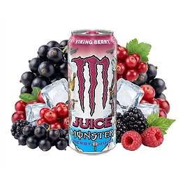 Monster Energy Viking Berry 473ml amerykański import napój energetyczny o smaku leśnej jagody i musującym profilu bąbelków