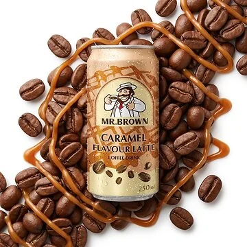 Mr. Brown Caramel Latte Coffee Drink