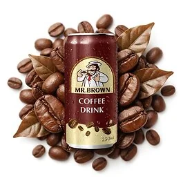 Mr. Brown Coffee Drink in 250ml Dose, fertiger Kaffeegenuss