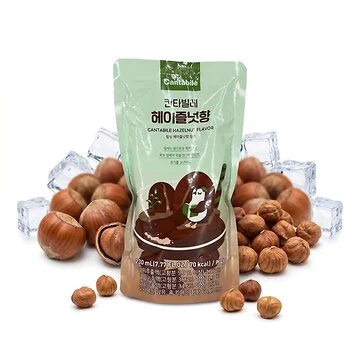Cantabile Hazelnut Americano 230 ml pouch – ready-to-drink coffee beverage with hazelnut flavour