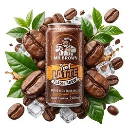 Mr. Brown Iced Latte Flash Brew