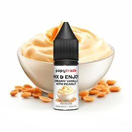 POPY TRADE Mix & Enjoy Creamy Vanilla & Peanut Aroma Lebensmittelaroma Flasche
