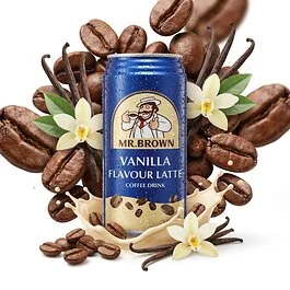 Mr. Brown Vanilla Latte Coffee Drink
