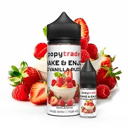 POPY TRADE Shake & Enjoy Wild Vanilla Pudding Aroma Flasche